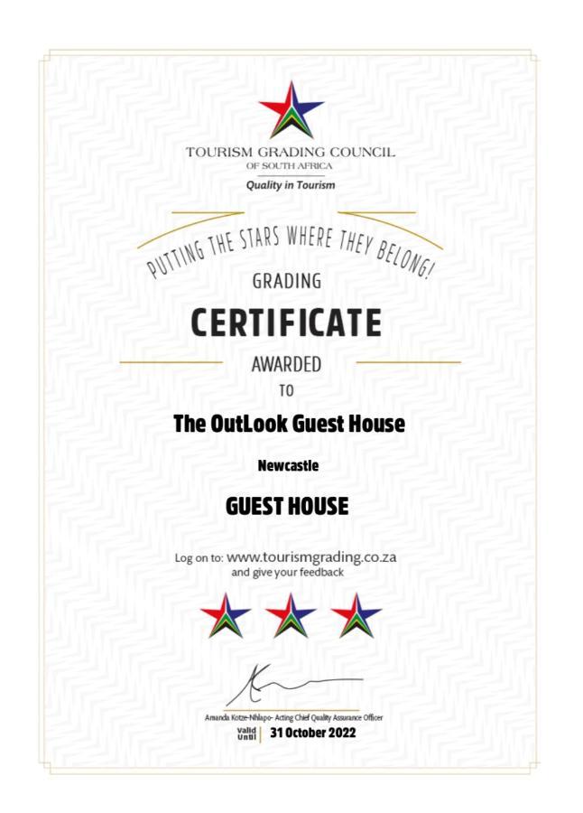 The Outlook Guest House Newcastle Exterior foto